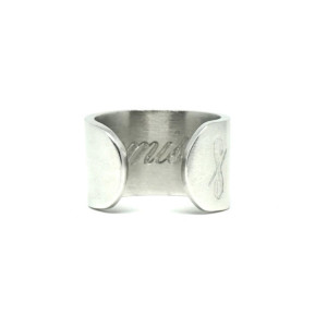 PROMISCUOUS RING: MATTE SILVER