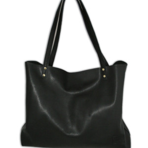 Large Black Leather Bag, large leather tote bag, women's oversized tote