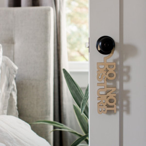 Do Not Disturb, Door Hanger, Wood Sign