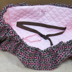 Handmade Shopping Cart Cover, keeps baby away from germs, even fits Target Carts! for Girls
