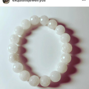 Exquisite, Gorgeous White Jade Bracelet
