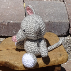 Mouse, Plush Mouse, Amigurumi Toy, Crocheted Mouse, Baby Shower Gift