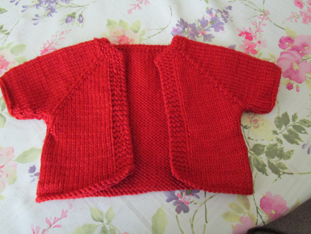 Hand knit 6-9 month-old sweater