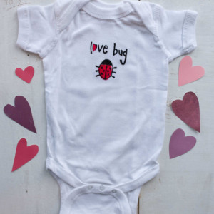 Love Bug  Original Design Onesie  or T-Shirt