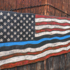 Huge American Thin Blue Line Flag