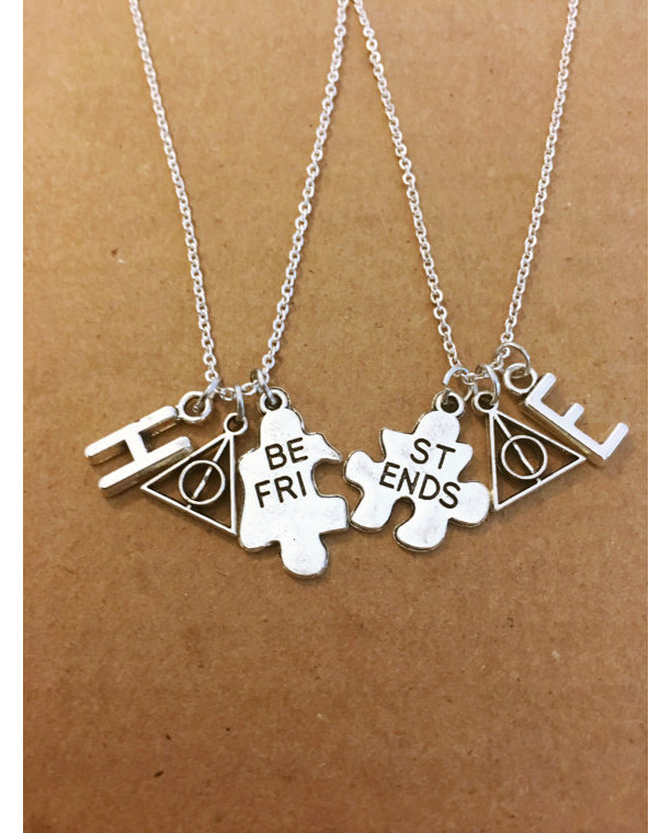 Two Harry Potter Charm Necklace