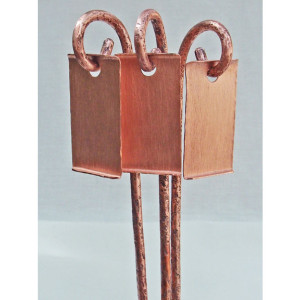 Garden Plant Stake Tags Solid Copper Set of 3