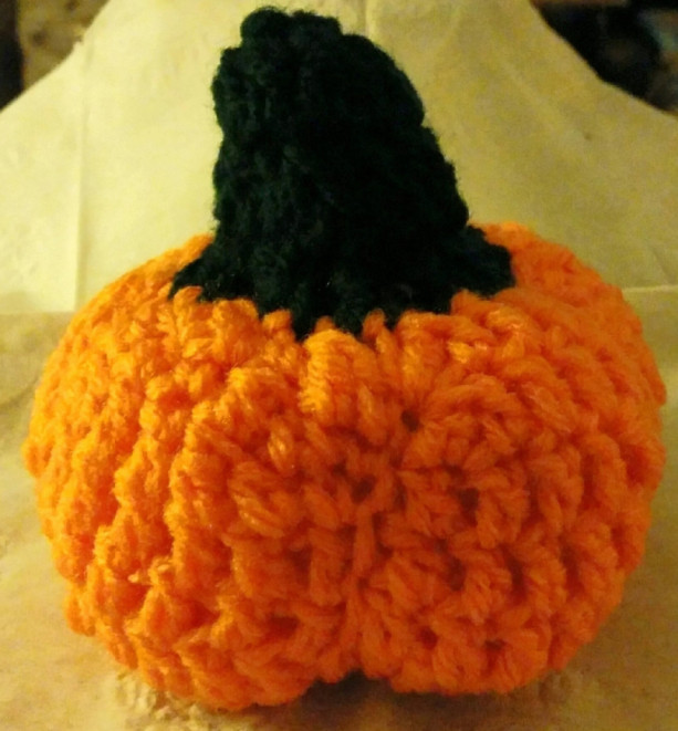 Stuffed Pumpkin - approx 5" x 5"