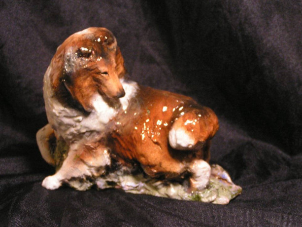  Hevener Collectible Collie Dog Figurine