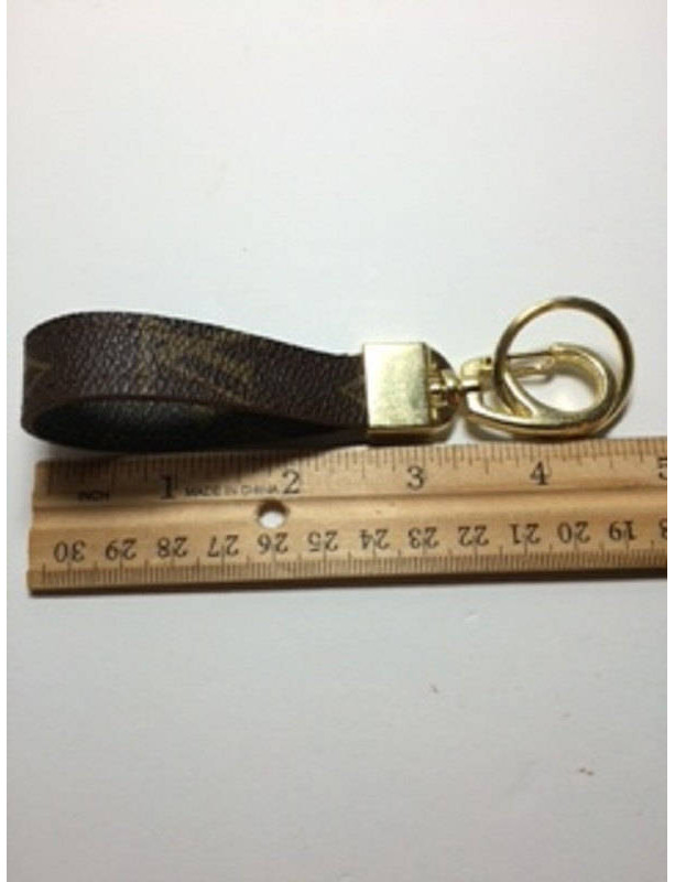Upcycled LV Canvas Key Chain | aftcra