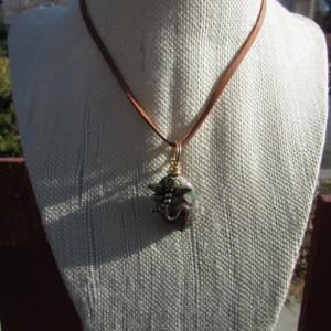 Ruby Zoisite and dragonfly.