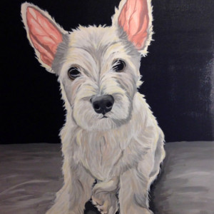 Little West - Custom Dog Portrait 24" x 30"
