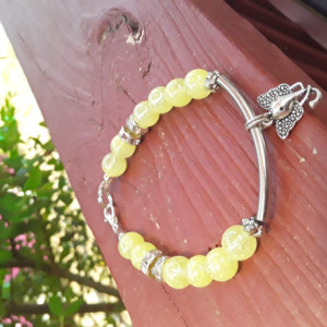 Elephant Love Yellow Bracelet