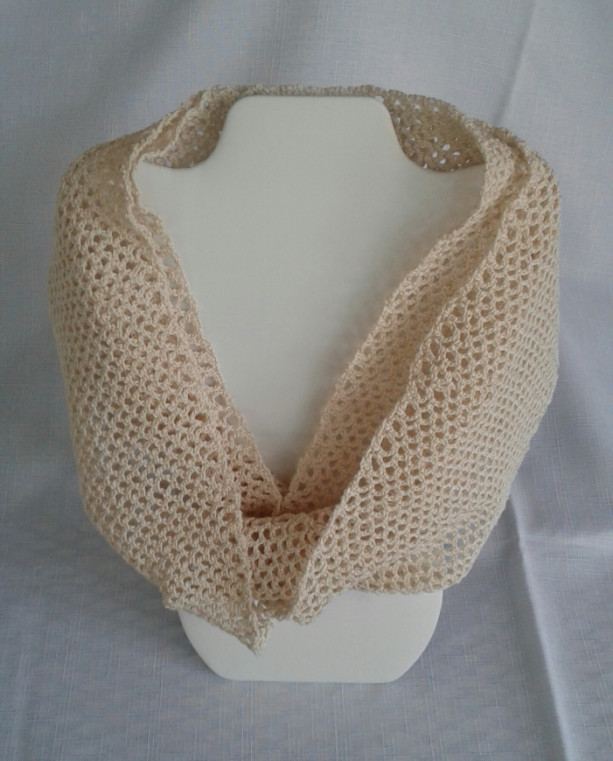 Snickerdoodle Lacy Infinity Scarf