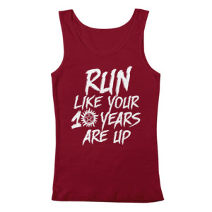 Supernatural "Run Like Your 10 Years Are Up" Women's Tank Top