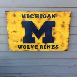 Michigan Wolverines Sign