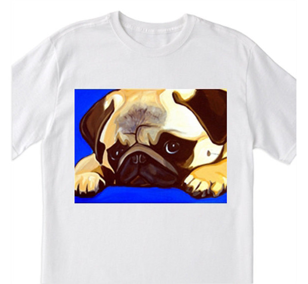 POP Art "Pug" Dog - 100% Cotton T-Shirt for Men, Women, & Children by A.V.Apostle