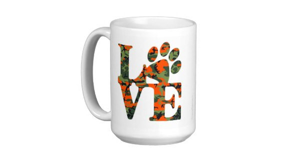 Dog Lover Mug - Love Paw Print 1 - Pet Lover - Dog Lover Gift - Cat Lover Mug - Pet Lover Gifts - Dog Coffee Mug - Cat Coffee Mug - Dog Mug