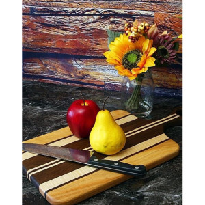 Handcrafted Long Handled Medium Cutting Board, Charcuterie/Serving Board