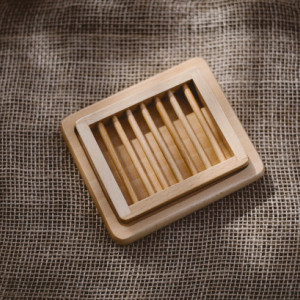 Natural Wooden Soap Dish Perfect for set of 2