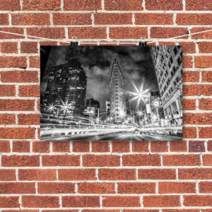 New York Photography, Flatiron Building, NYC Art, , 5th Ave, "NY Lights"