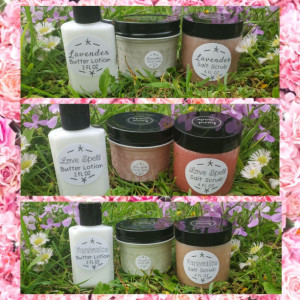 Candle, Scrub and Lotion Gift Set