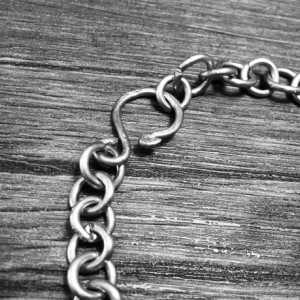 Copper Chain Link  Bracelet 