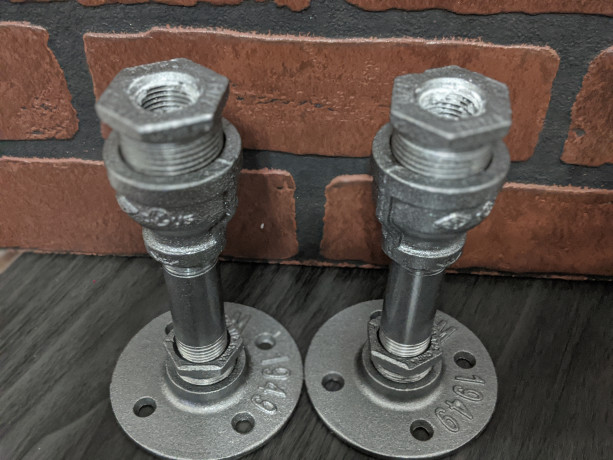 Industrial Pipe Candle Holder Set