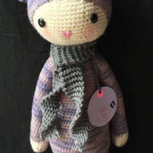 Crochet lalylala bear doll