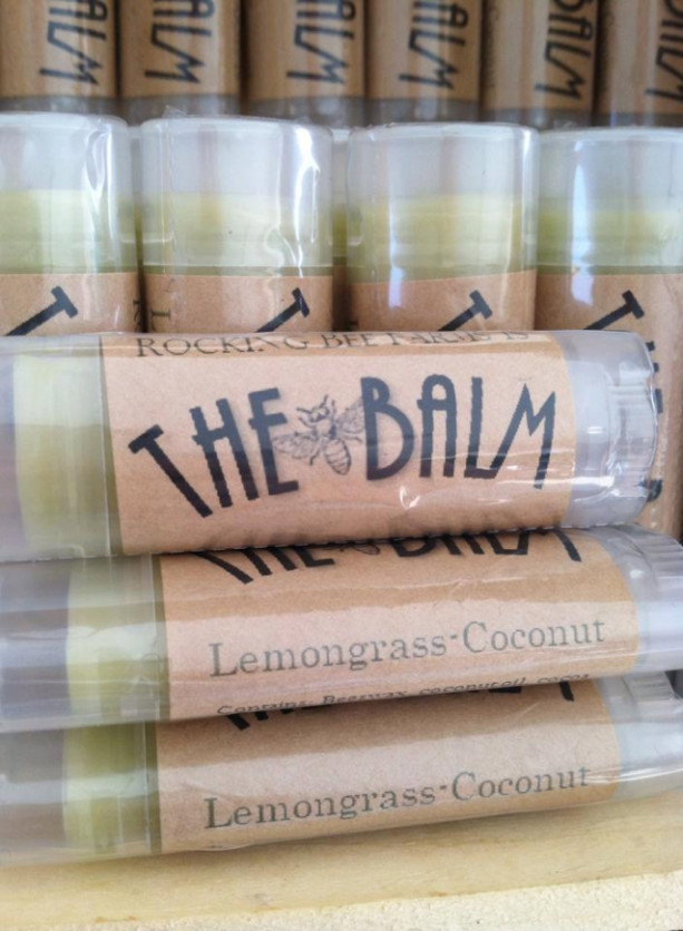 Lip Balm with Lemongrass-Coconut Flavoring-3 Pack!
