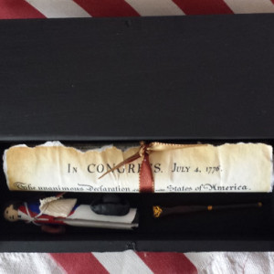 Handmade Mini American Revolution Soldier w/Accessories Gift Set