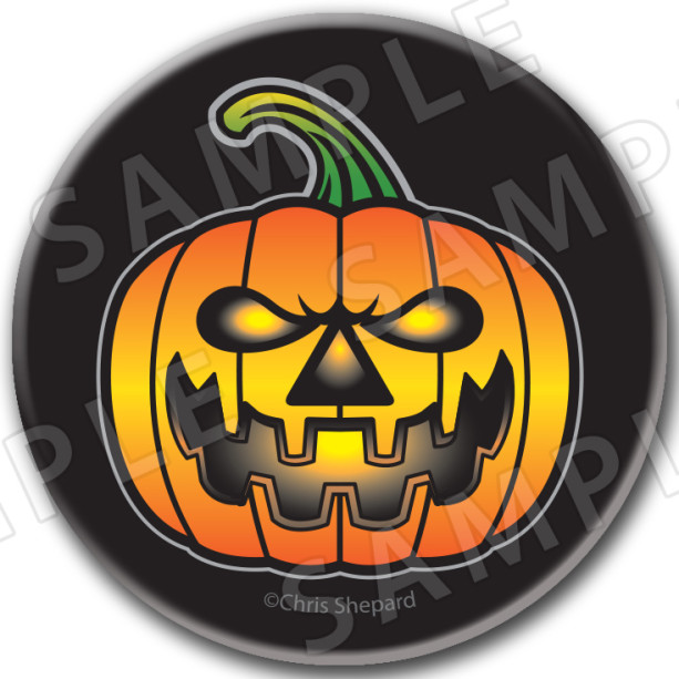 7 Piece HALLOWEEN JACK O LANTERN Pinback Buttons! Trick or Treat Gifts! 