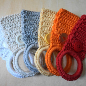 Crochet Towel Holder Rings 