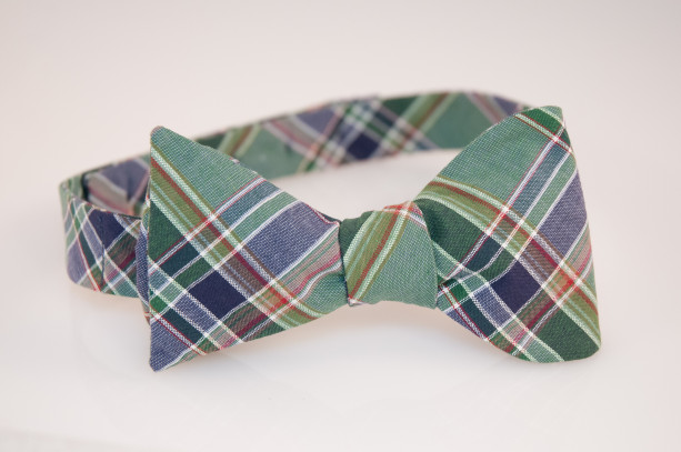Bow Tie - Green/Red/Purple Plaid