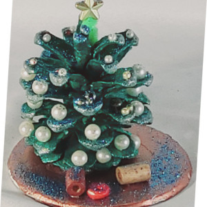 #114-Pine Cone Christmas Tree