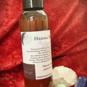 Herbal Muscle Cream, pain relief lotion, with hemp, handmade essential oils, herbal extracts, peppermint, eucalyptus, wintergreen arnica oil