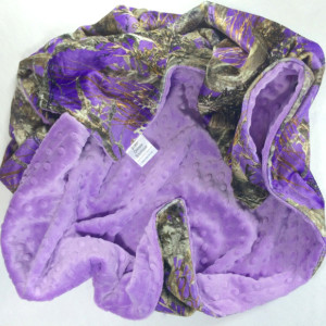 Baby Blanket - Purple True Timber - Purple Camo Blanket - Purple Camo Blanket - Camouflage Minky Baby Blanket - Camo Baby Blanket - Blanket