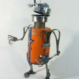 Disco on the Brain Assemblage Robot
