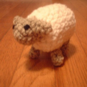 Sally the Sheep crochet amigurumi plush toy