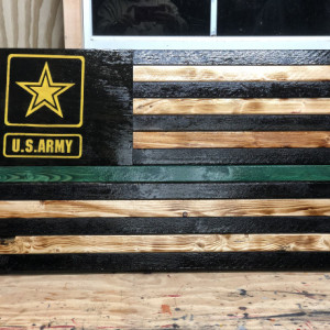 Army Wooden flag