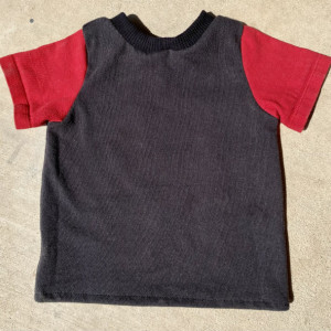 Kobra Kai upcycled baby shirt, size 3-6 Month