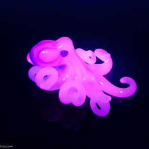 The Samurai Kracken Collectible Wearable  Boro Glass Octopus Necklace / Sculpture Made to Order
