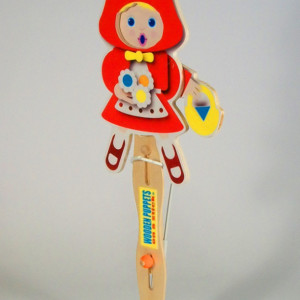 Wooden Puppet-  Red Riding Hood