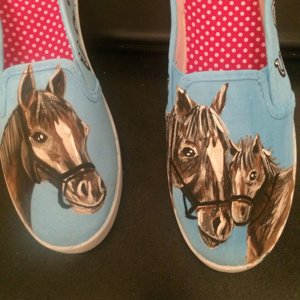 Handpainted Horse Shoes
