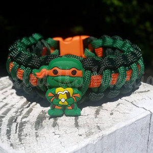 Teenage Mutant Ninja Turtles - Michelangelo Paracord Bracelet