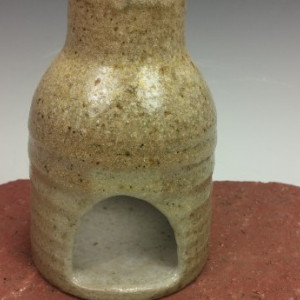 Thrown Ceramic Candle Holder - Pottery Incense Burner or Succulent Planter 