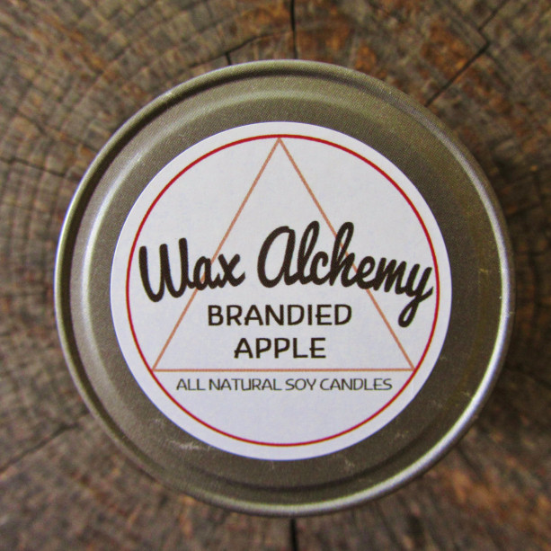 Brandied Apple 8 oz Soy Candle