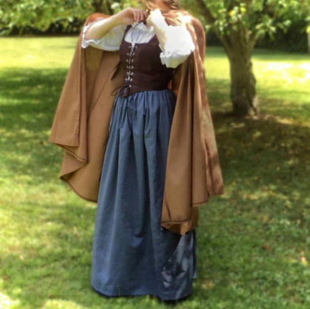 Billowing Cape ~ Made to Order in Premium Cotton Fabric