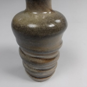 Wood Fired Shino Bottle - Pottery Bud Vase