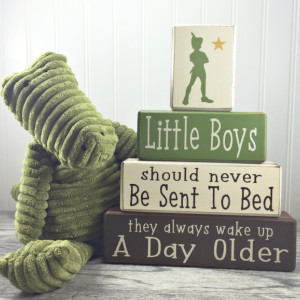 Peter pan nursery - little boys - Peter Pan - wood sign